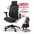Ergotopia PureBack Kunststoff Schwarz