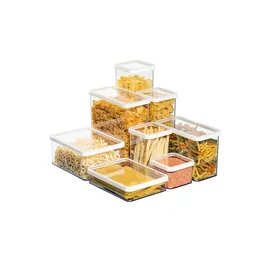 Rotho Vorratsdose transparent 26,0 x 21,0 x 15,5 cm 1 l 5-teiliges Set