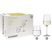 Ritzenhoff & Breker RITZENHOFF Lichtweiss Julie Gläserset 12er-Set