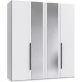 WIMEX Drehtürenschrank London 180 x 208 x 58 cm Weiß