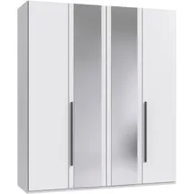 WIMEX Drehtürenschrank London 180 x 208 x 58 cm Weiß