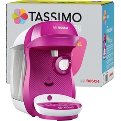 Bosch Home & Garden Kapselmaschine Bosch Haushalt Happy TAS1001 Kapselmaschine Pink