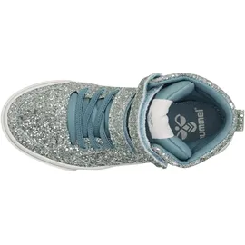 hummel Slimmer Stadil Glitter Sneaker Mädchen 7135 mineral blue 27