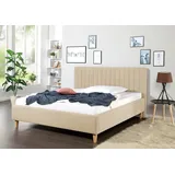 Maintal Polsterbett »Friant«, creme-beige, , 20919226-0 Struktur (100% Polyester) ohne Lattenrost/ohne Matratze,