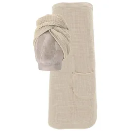 VOSSEN Bademantel Wellness Set tibet one size