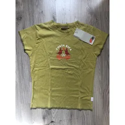 F2 T-Shirt Birdy Leaf Green Women Shirt Tee Damen Oberteil, Konfiguration: M