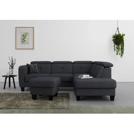 sit&more Stauraumhocker Belluci 58 x 48 x 58 cm Blau