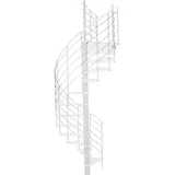 Minka Spindeltreppe Venezia Weiß Geschosshöhe bis 305 cm