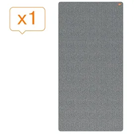 NOBO Notiztafel Move & Meet 90 x 180 cm Grau/Weiß