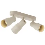 QAZQA Stanley 3-flammig rund Beige