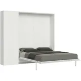 Itamoby Doppelbett Kentaro White Ash mit Links-Rechts-Säule Klappbett