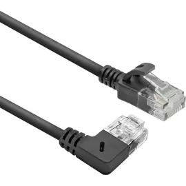 Act CAT6A LSZH Slimline patch cable with RJ45 connectors 90° gewinkelt rechts, 5M - DC2905