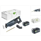 Festool RSC 18 EB-Basic Akku Säbelsäge 18 V Brushless + 1x Akku 5,0 Ah + Systainer - ohne Ladegerät