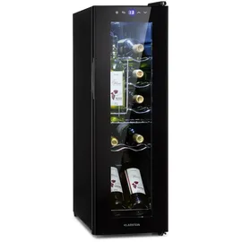 Klarstein Shiraz 12 Slim Uno Weinkühlschrank 32l/12Fl.Touch 85 W 5-18 °C LED