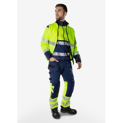 Fristads High Vis Green Handwerker Stretchhose Kl. 1 2643 GSTP 134187 - warnschutz-orange/marine - C156