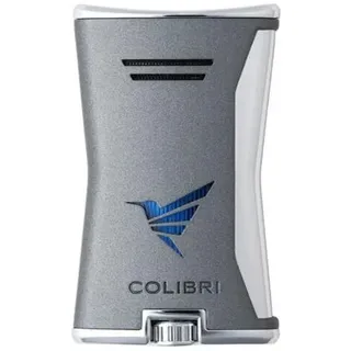 COLIBRI Feuerzeug Slim anthrazit/chrom