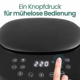 EMERIO Heißluftfritteuse AF-129369 schwarz