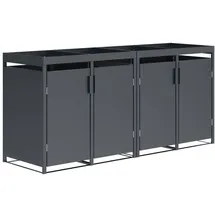 DEGAMO Mülltonnenbox ULM 264 x 124 cm anthrazit