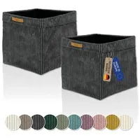 Lycce Kallax Boxen Cord 2er Set| Kallax Einsatz 33