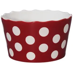 Krasilnikoff Krasilnikoff, Schale, Medium, Punkte, rot, Punkte, 9,5 cm