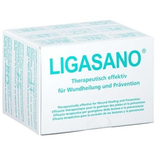 Ligamed medical Produkte GmbH Ligasano weiß Verband 1x5x5 cm steril