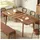 VASAGLE Esstisch 85 x 76,2 x 140/160/180 cm braun