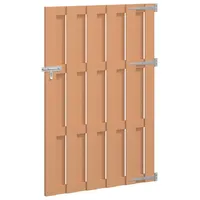vidaXL Gartentor 100 x 150 cm WPC und Aluminium Braun