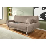 Home Affaire 2-Sitzer Saltare Kunstleder 174 x 78 x 82 cm Beige