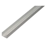 GAH Alberts Alberts U-Profil selbstklemmend | Aluminium, silberfarbig eloxiert | 2000 x 15,9 x 15 mm