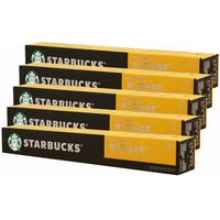 Starbucks Blonde Kaffee 5er Set Espresso Roast Nespresso kompatibel 50 Kapseln