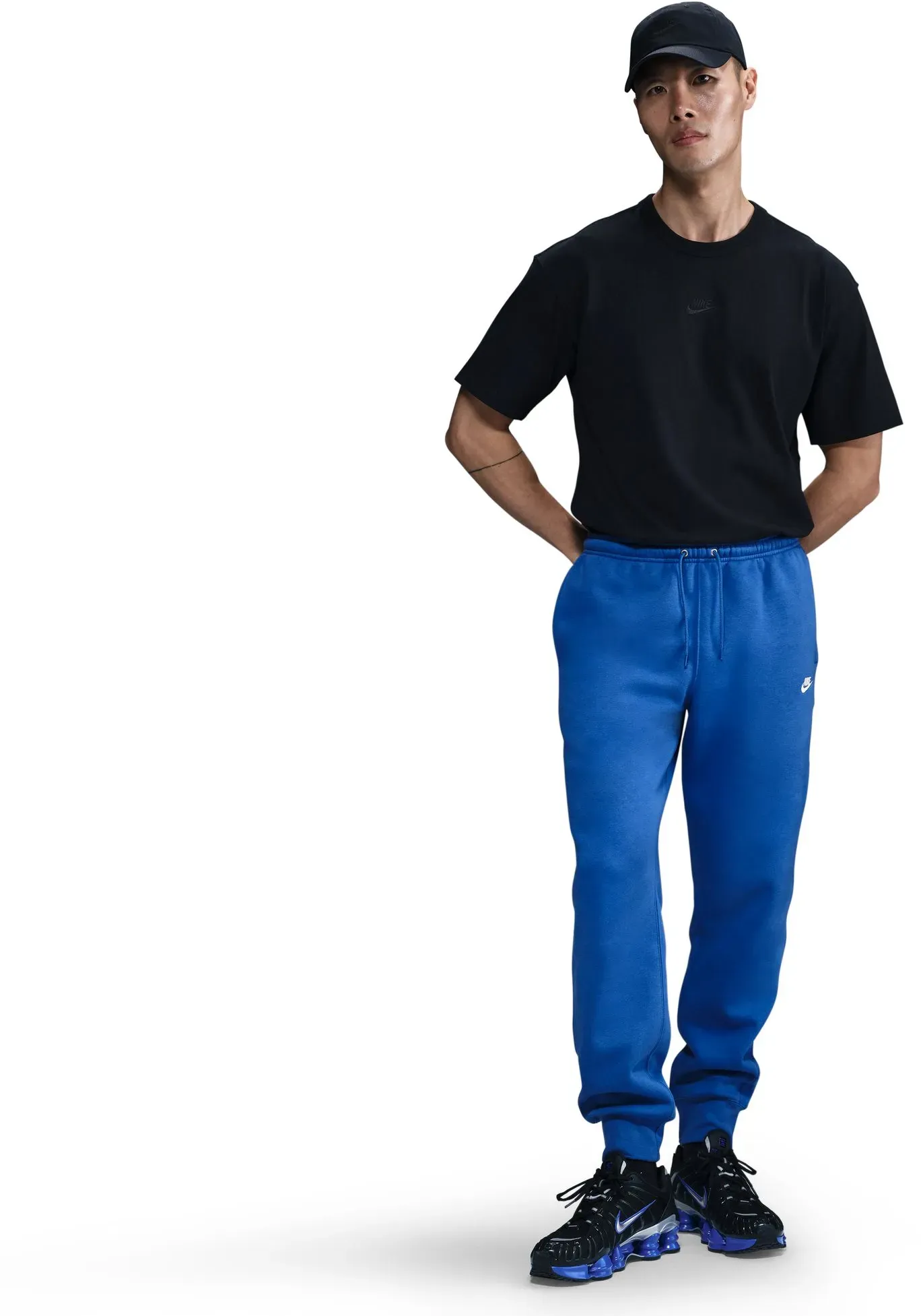Nike Herren Trainingshose Club FN3787-480 XXL - Game Royal/Game Roy/Wht - XXL