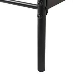 Beliani Sormery 90 x 200 cm Schwarz