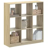 vidaXL Bücherregal Sonoma-Eiche 102x32x108 cm Holzwerkstoff