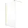 Schöner Wohnen Gretia Walk-In-Dusche 90 x 200 cm gold ESG Klar
