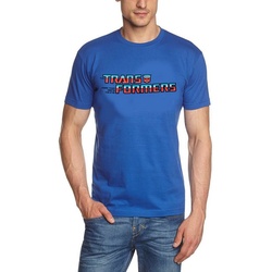 Transformers Print-Shirt TRANSFORMERS T-Shirt blau Autobot Logo S M L XL XXL M