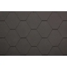 TIMBELA Hexagonal Rock H-BLACK 3 m2 schwarz