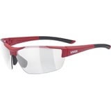 Uvex sportstyle 612 VL red matt/smoke - one size