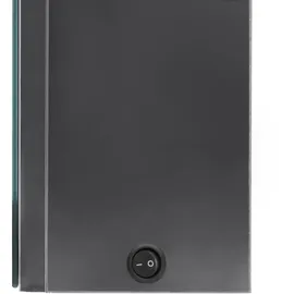 vidaXL LED-Spiegelschrank 77 cm grau