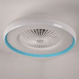 V-Tac LED Deckenventilator 60 cm Deckenventilator Weiß
