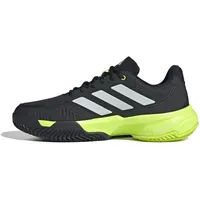 Adidas Courtjam Control 3 Clay Tennis Shoes Tennisschuhe, Carbon/Zero met./Lucid Lemon