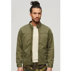Superdry für Herren. M5011864A Klassische Harrington Jacke grün (S), Lässig, Baumwolle, Langarm