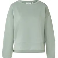 Comma, Weiches Sweatshirt Faltendetail Grün 40