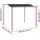 vidaXL Pavillon 2,5 x 3 m anthrazit