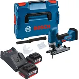 Bosch GST 18V-125 S Professional inkl. 2 x 5,0 Ah + Ladegerät + L-Boxx