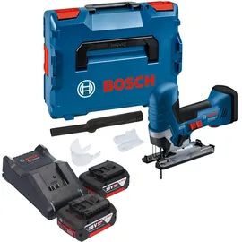 Bosch GST 18V-125 S Professional inkl. 2 x 5,0 Ah + Ladegerät + L-Boxx