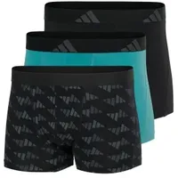 adidas Active Flex Cotton Trunk Grau / Schwarz S 3er Pack