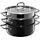 WMF Fusiontec Compact Topf-Set 3-tlg. schwarz