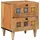 vidaXL Nachttisch Natur 40 x 33,5 x 46 cm Beige