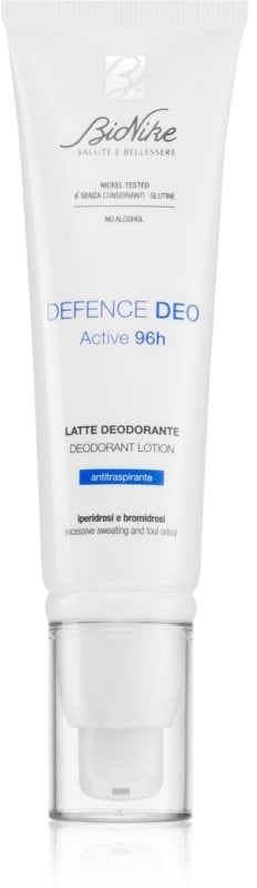 BioNike Defence Deo Antitranspirant-Creme zur Verminderung der Schweißbildung für Arme, Hände und Körper 50 ml