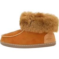 Hollert Lammfell Hausschuhe Emil COGNAC - Schuhgröße: EUR 45